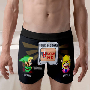 Personalized Gifts For Men Boxer Briefs Blow Me, Hot Game Cartridge GR-NK-01qhqn080124 - Boxer Briefs - GoDuckee