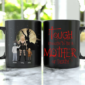 Personalized Gifts For Mom Coffee Mug Tough Enough To Be A Mother Of Death 06TOHN270224HG - Coffee Mugs - GoDuckee