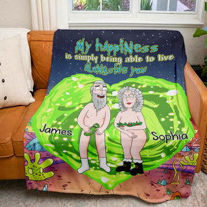 Personalized Gifts For Couple Blanket, Funny Old Couple 03dgdc200724hg