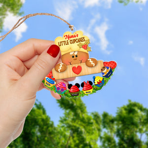 Personalized Gifts For Grandma, Sweet Cupcake Christmas Ornament 04NAQN270924 - Ornament - GoDuckee