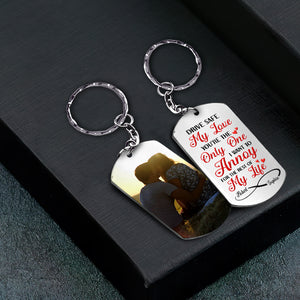 Customized Keychains with Photo Engraved | My Couple Goal Rough Surface
