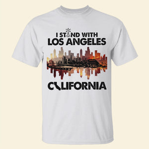 Stand With Los Angeles Shirt 01xqtn110125 - Shirts - GoDuckee