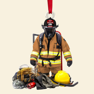 Personalized Gifts For Firefighter Christmas Ornament 01ohtn211124 - Ornament - GoDuckee