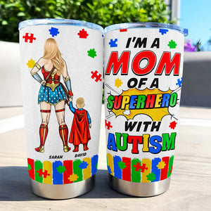 Personalized Gifts For Mom Tumbler 03kaqn240225pa Autism Awareness - Tumbler Cup - GoDuckee