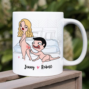 You're The One That I Want, Gift For Couple, Personalized Tumbler, Naughty Couple Tumbler, Couple Gift - Coffee Mug - GoDuckee