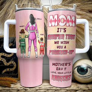 Personalized Gifts For Mom Tumbler Morphin Time 04htpu040324hh - Tumbler Cups - GoDuckee