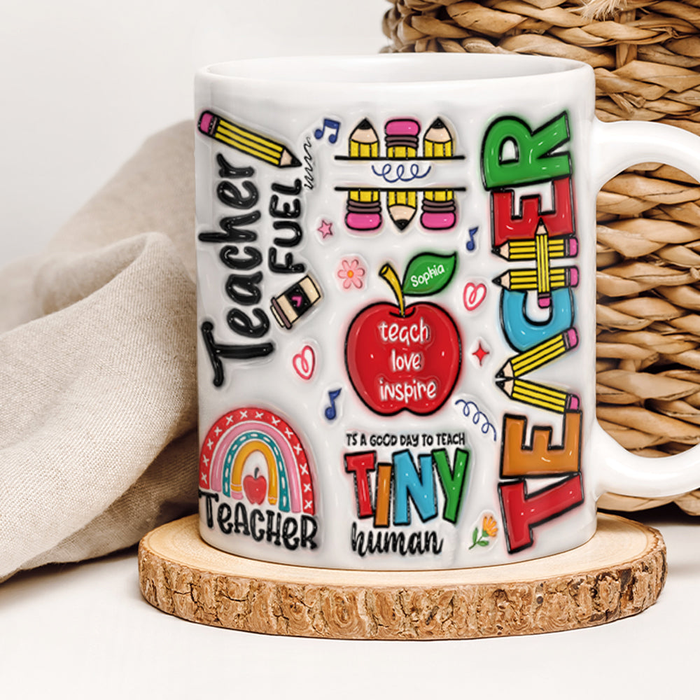 Personalized Gifts For Teacher Christmas Coffee Mug 07ACDT060924 - Coffee Mug - GoDuckee