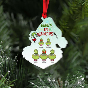 Gift For Family, Personalized Acrylic Ornament, Green Kids Ornament, Christmas Gift 02TOHN011123 - Ornament - GoDuckee