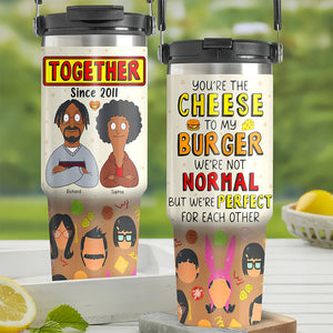Funny Couple Tumbler Cup - Personalized Gifts For Couple 06kaqn010425hg - Tumbler Cup - GoDuckee
