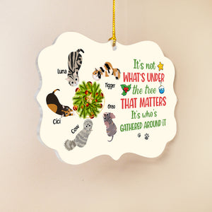 That Matters It's Who's Gathered Around It Medallion Acrylic Ornament 04PGTN210823 - Ornament - GoDuckee