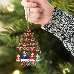 Personalized Gifts For Family Sport Lover Acrylic ornament Christmas 04XQMH161024HG - Ornament - GoDuckee