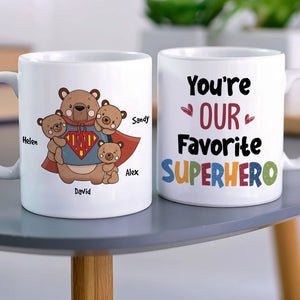 Bear Dad Personalized Coffee Mug 05nahn250423ha - Coffee Mug - GoDuckee