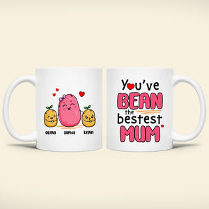 Personalized Gifts For Mom Coffee Mug You've Bean The Bestest Mum 04TODT080324 - Coffee Mugs - GoDuckee