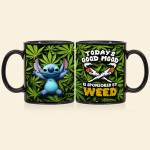 Happy Tropical Alien Coffee Mug - Personalized Gifts For Weed Lovers 02TODT090625 - Coffee Mug - GoDuckee