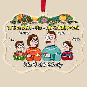 Personalized Gifts For Family Christmas Ornament 01TOPU241024HG - Ornament - GoDuckee