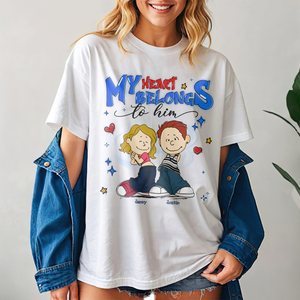 Personalized Gifts For Couple Shirt Y2k Style 02topu030125hg - Shirts - GoDuckee