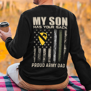 Proud Military Dad 07QHQN240423 Personalized Tshirt Hoodie Sweatshirt - Shirts - GoDuckee