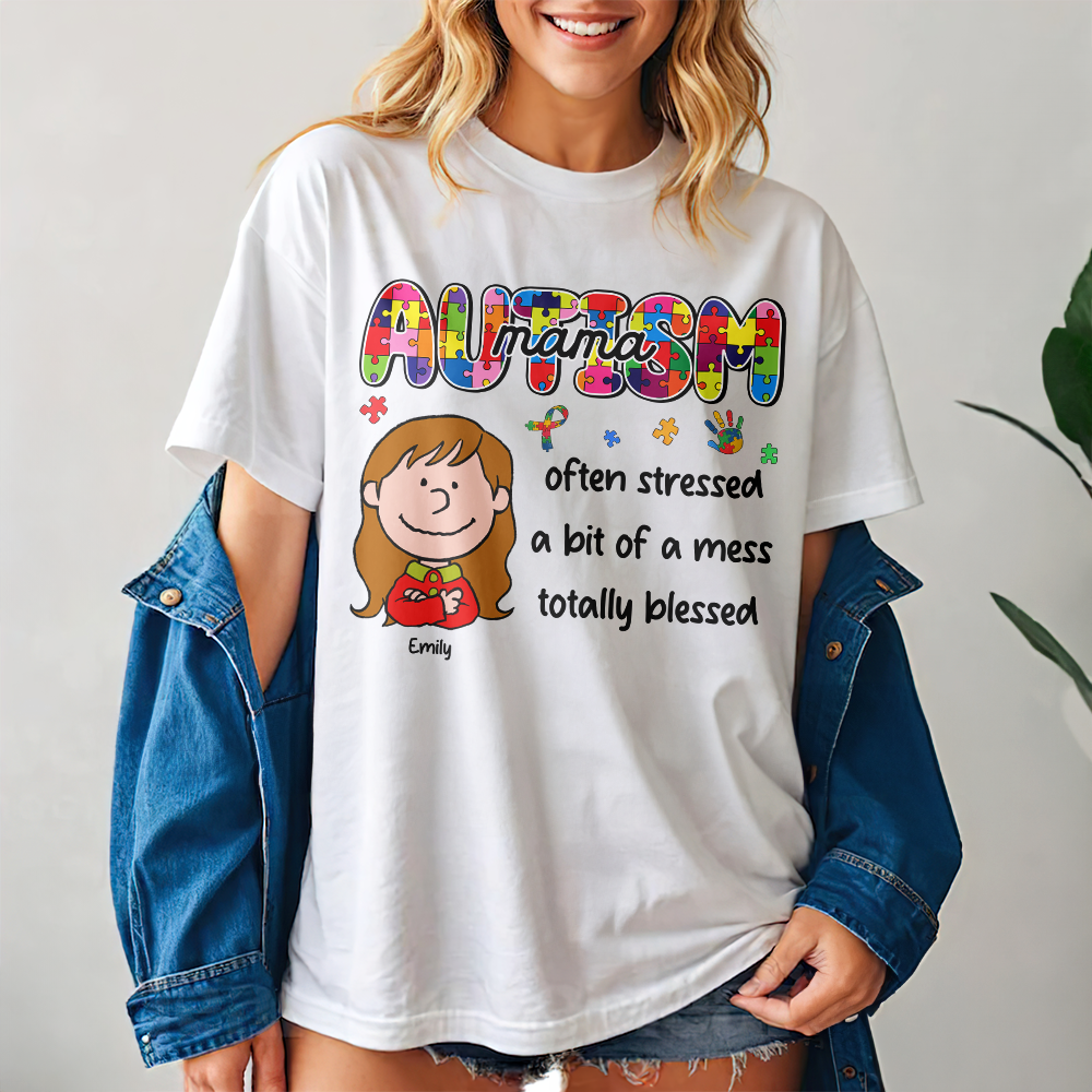 Personalized Gifts For Autism Mom Shirt 01topu240225hh - Shirts - GoDuckee