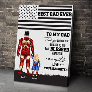 Father's Day Personalized Poster 08NAHN240423TM - Poster & Canvas - GoDuckee