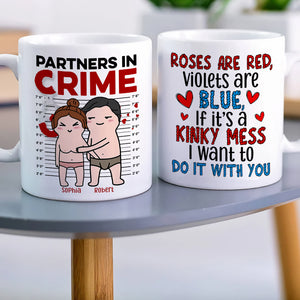 If It's A Kinky Mess I Want To Do It With You-Gift For Couple-Personalized Coffee Mug- Funny Couple Mug - Coffee Mug - GoDuckee