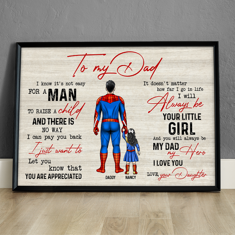 Personalized Gifts For Dad Canvas Print 2nalh240522 Father's Day Gifts - Poster & Canvas - GoDuckee