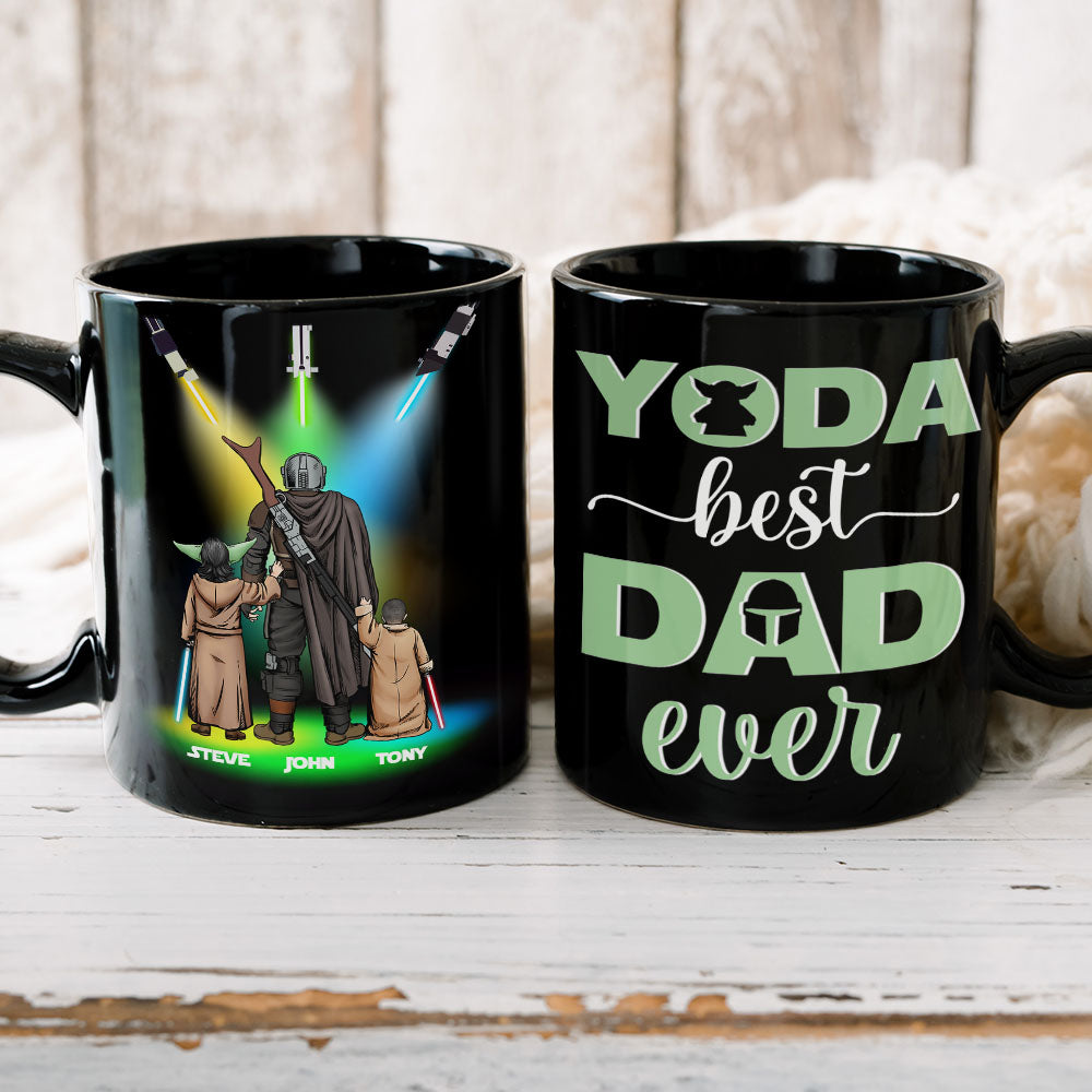 Best Dad Ever Personalized Coffee Mug 02OHPO250423HH - Coffee Mug - GoDuckee