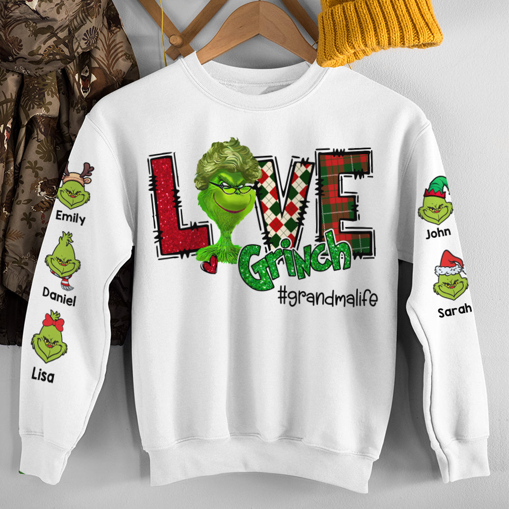 Gift For Family, Personalized 3D Shirt, Green Monster Kids Shirt, Christmas Gift 03NAHN120923 - AOP Products - GoDuckee