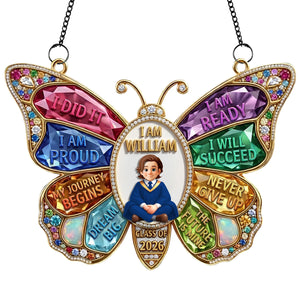 Graduation Suncatcher Ornament - Personalized Gifts For Kids 01tytn030426 - Ornament - GoDuckee