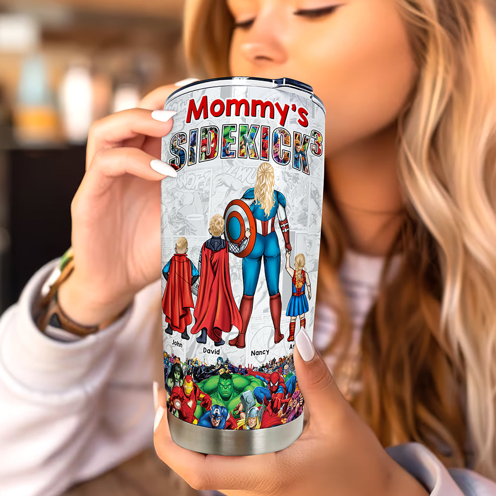 Personalized Gifts For Mom Tumbler, Strong & Supportive Mom 04qhqn130225pa - Tumbler Cup - GoDuckee