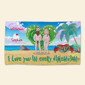 Personalized Gifts For Couple Beach Towel 01KADT020724HG - Beach Towel - GoDuckee
