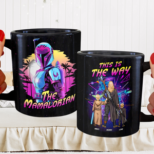 Galaxy Mom Coffee Mug - Personalized Gift For Mom 02QHPU260325HHHG - Coffee Mug - GoDuckee