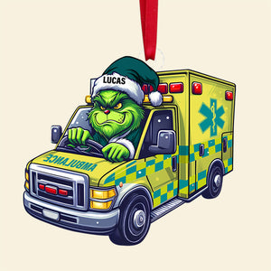 Personalized Gifts For Paramedic Ornament, How The EMT Saved Christmas 04qhtn081124 - Ornament - GoDuckee