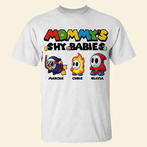 Personalized Gifts For Mom Shirt Mommy's Shy Babies 05KADT060324 - 2D Shirts - GoDuckee