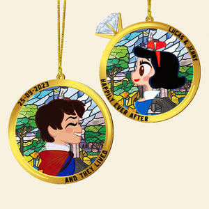 Personalized Gifts For Matching Couple Suncatcher Ornament 03natn250924 - Ornament - GoDuckee