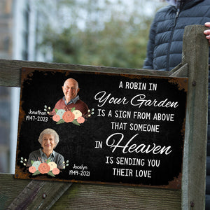 Custom Photo Memorial Gifts Metal Sign 03PGDC120724 - Metal Signs - GoDuckee