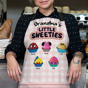 Personalized Gifts For Grandma Aprons Grandma's Little Sweeties 06QHHN060224 - Aprons - GoDuckee