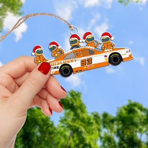 Personalized Gifts For Racing Team Christmas Ornament 03qhqn250924 - Ornament - GoDuckee