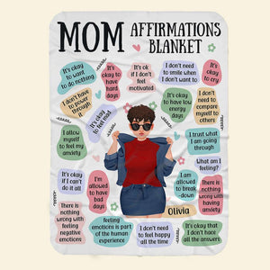 Personalized Gifts For Mom Blanket Cool Mom 01KADT301224PA - Blanket - GoDuckee