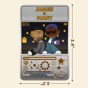 Personalized Gifts For Couple Wallet Card 05TODT271224HG - Wallet Card - GoDuckee