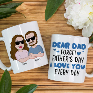 Happy Father's Day I Love You 10ACQN020523 Funny Personalized White Mug Gift for Dad - Coffee Mug - GoDuckee