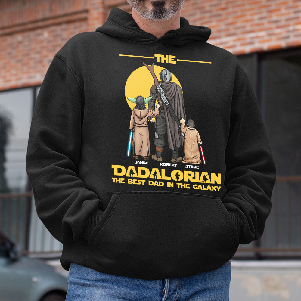 The Best Dad In The Galaxy, Father's Day Gift 04DNPO240423HH Personalized Shirt Hoodie Sweatshirt - Shirts - GoDuckee