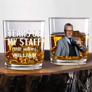 Custom Photo Gifts For Boss Whiskey Glass 05toqn120225 - Whiskey Glass - GoDuckee