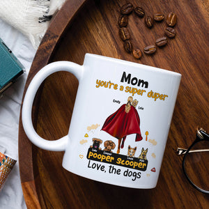 Personalized Gifts For Dog Lovers Coffee Mug Mom Pooper Scooper - Coffee Mugs - GoDuckee