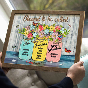 Personalized Gifts For Grandma Canvas Print 02HUDT220324 Mother's Day - Canvas Print - GoDuckee