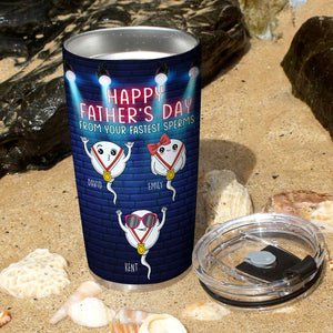 Dad Thanks For Entering Us In The Race Personalized Tumbler - Tumbler Cup - GoDuckee