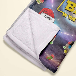 Custom Photo Gifts For Kids Fleece Blanket, Best Baby In The Galaxy 01TGMH051024 - Blanket - GoDuckee