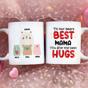 Personalized Gifts For Mom Coffee Mug To Our Beary Best Mama - Coffee Mugs - GoDuckee