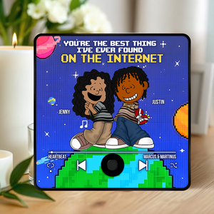 Custom Music Gifts For Couple Fridge Magnet 04topu140125hg - Fridge Magnet - GoDuckee