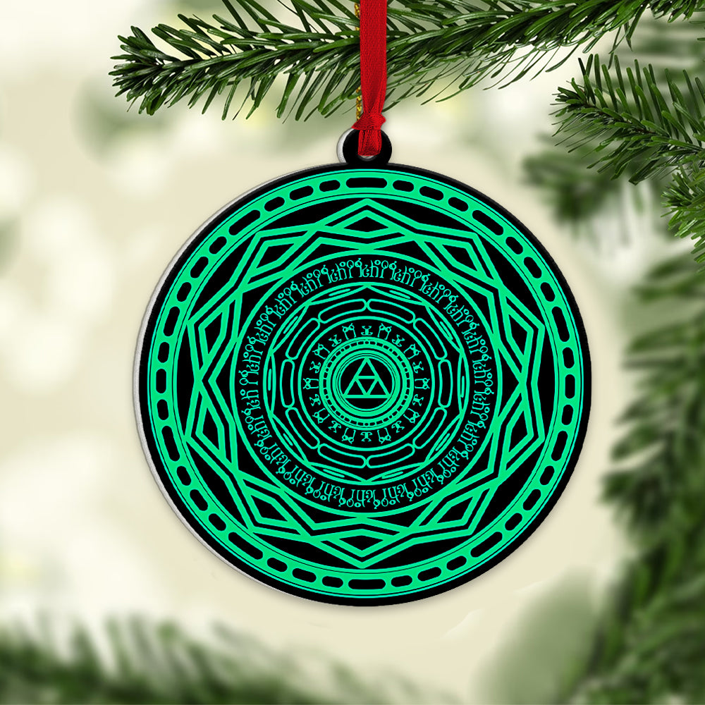Circle Acrylic Ornament -PW-03NATN280823, Gift For Christmas - Ornament - GoDuckee