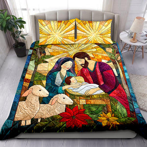 Christmas Eve Quilt Bed Set 04ACQN291024 - Blanket - GoDuckee